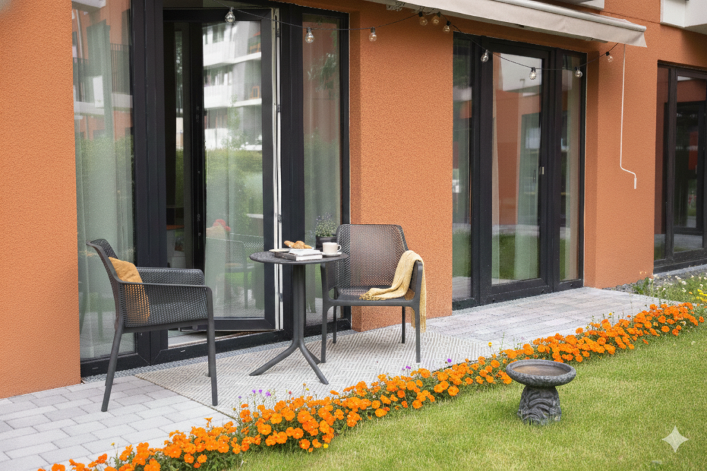 House of Co Apartment mit Terasse
