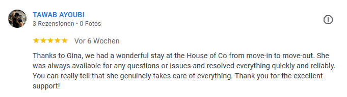 5 star Review House of Co Berlin